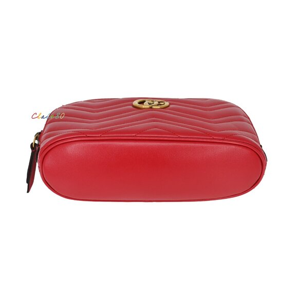 Gucci GG Marmont Matelasse Leather Large Pouch - Picture 4 of 8